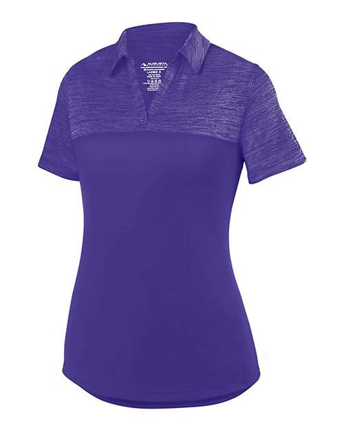 Women's Shadow Tonal Heather Polo | USA Decoration
