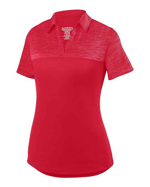 Women's Shadow Tonal Heather Polo | USA Decoration