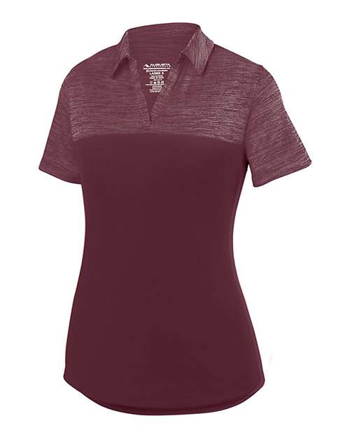 Women's Shadow Tonal Heather Polo | USA Decoration