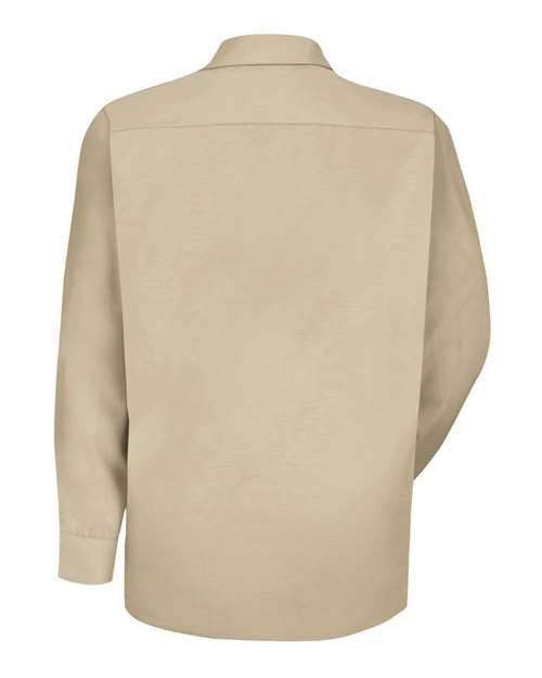 Specialized Pocketless Long Sleeve Work Shirt - Tall Sizes | USA Decoration