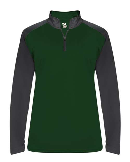 Ultimate SoftLock™ Women's Sport Quarter-Zip Pullover | USA Decoration