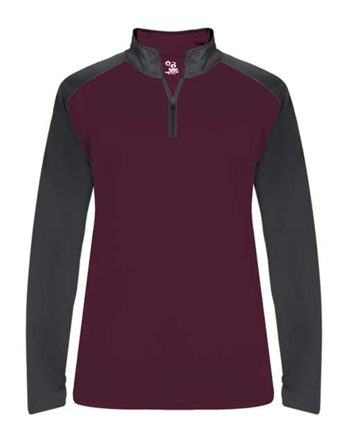 Ultimate SoftLock™ Women's Sport Quarter-Zip Pullover | USA Decoration