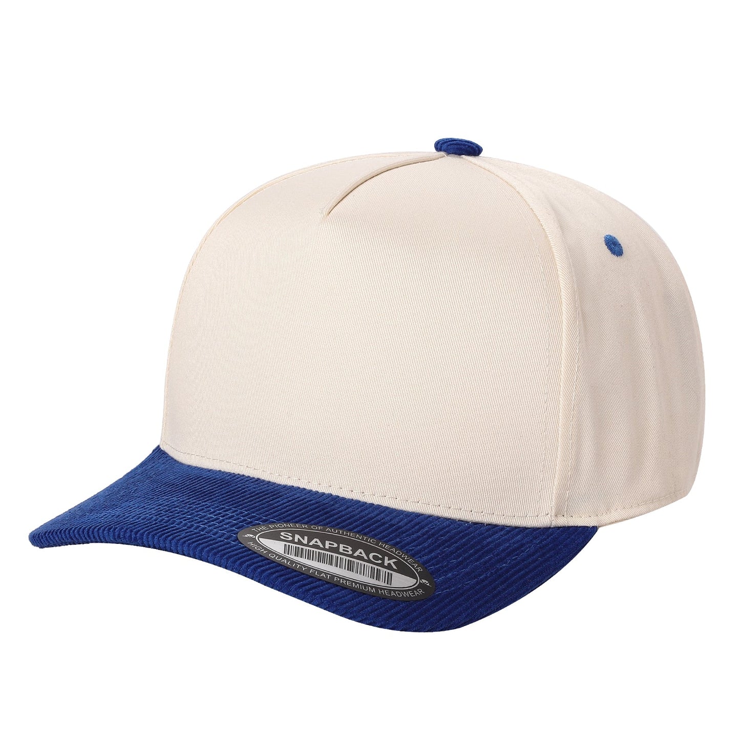 Corduroy Bill Snapback Adjustable Hat
