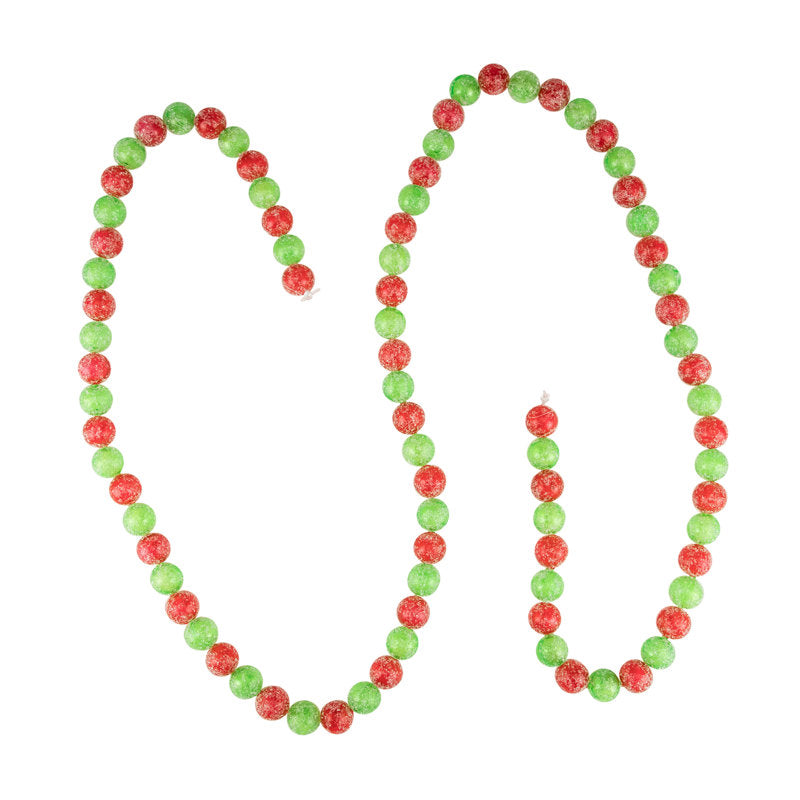 9 ft Artificial Christmas Garland styled along a festive mantel