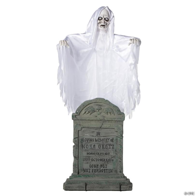 6 Ft. Ghost Woman Over Tombstone™ Halloween Decoration
