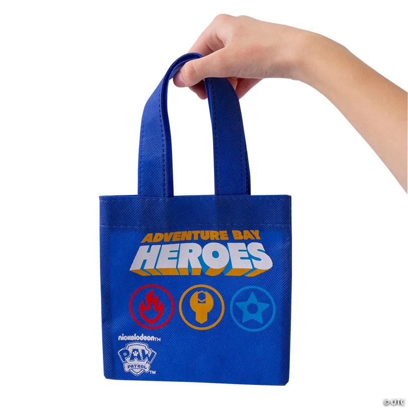 6" x 6" Mini PAW Patrol™ Chase, Rubble & Marshall Nonwoven Tote Bags – 12 Pc.