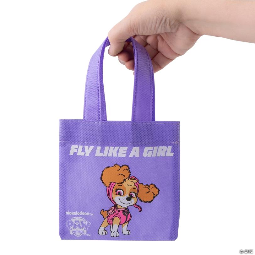 6" x 6" Mini PAW Patrol™ Girl Party Skye Nonwoven Tote Bags - 12 Pc.