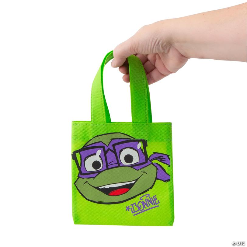 6" x 6" Mini Teenage Mutant Ninja Turtles™ Character Nonwoven Tote Bags – 12 Pc.