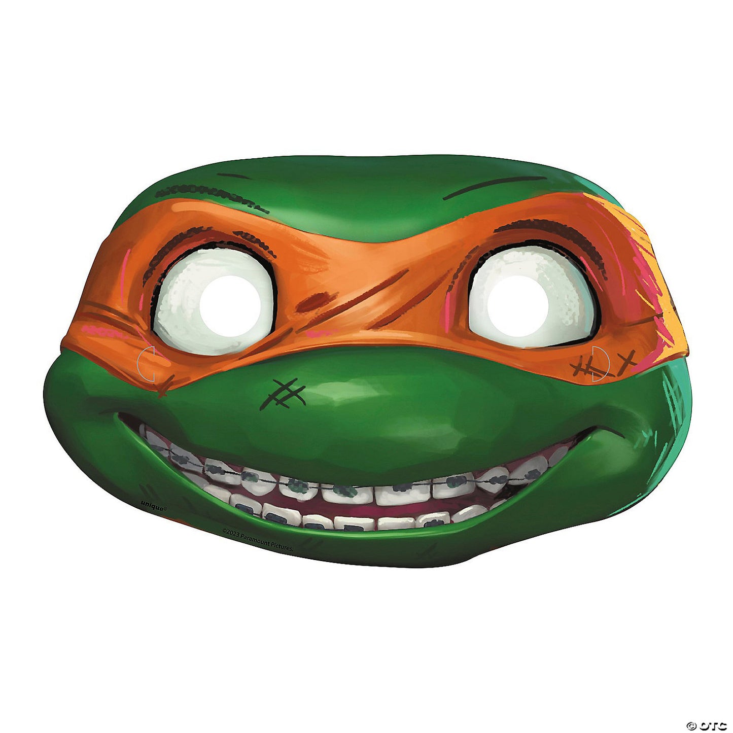7 3/4" x 11 3/4" Teenage Mutant Ninja Turtles™ Mutant Mayhem Paper Masks – 8 Pc. | USA Decoration®