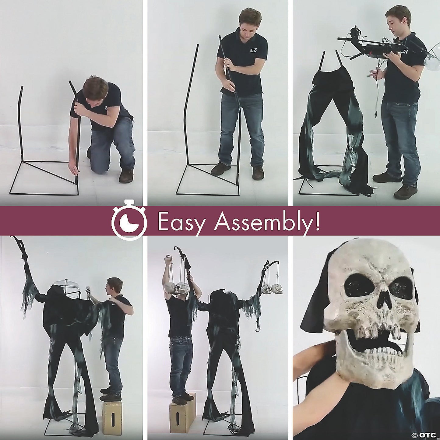 7 Ft. Animated Light-Up Catacomb Creature Halloween Decoration | USA Decoration®