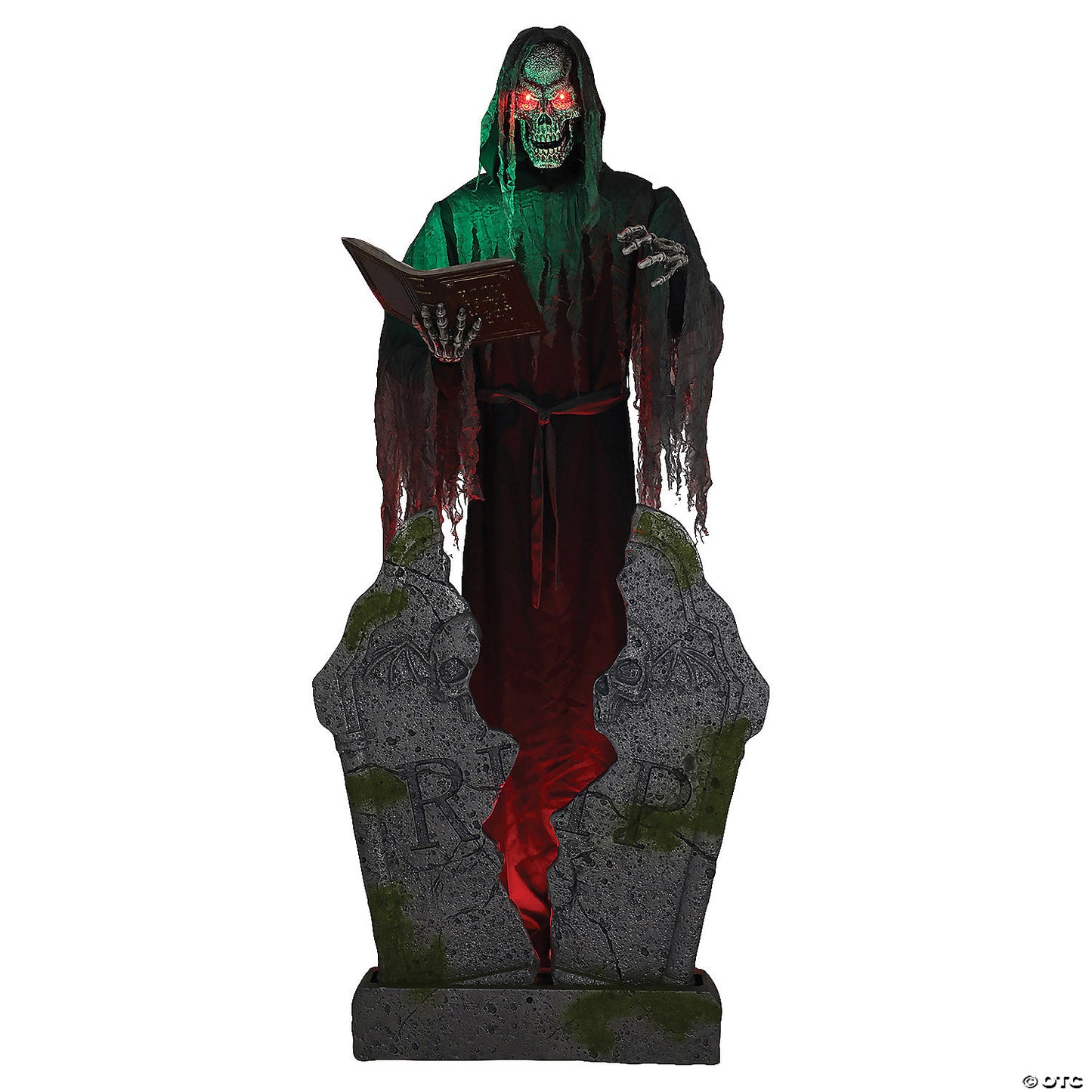 7 Ft. Soul Stealer Black Grey Animated Prop Halloween Decoration | USA Decoration®