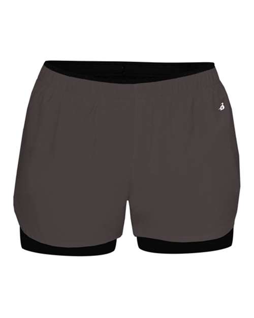 Women's Double Up Shorts | USA Decoration