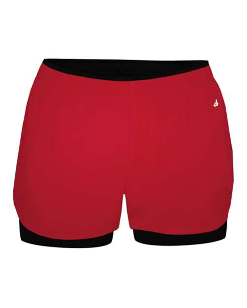Women's Double Up Shorts | USA Decoration