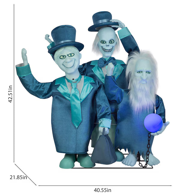 Disney 3.5-ft Disney The Haunted Mansion Hitchhiking Ghosts Motion Activated Lighted Animatronic