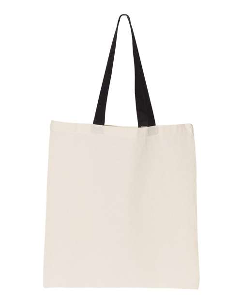 Contrast-Color Handle Tote | USA Decoration