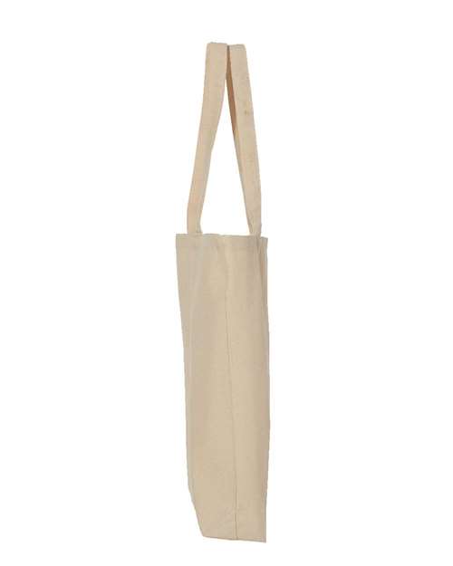 Gusseted Tote | 100% Cotton Canvas Carry-All Bag | USA Decoration