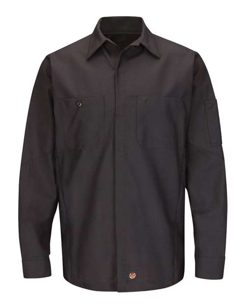Long Sleeve Automotive Crew Shirt | USA Decoration