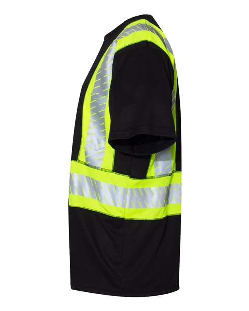 EV Series® Enhanced Visibility Contrast Pocket T-Shirt | USA Decoration