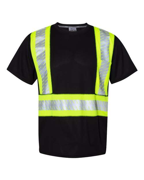 EV Series® Enhanced Visibility Contrast Pocket T-Shirt | USA Decoration