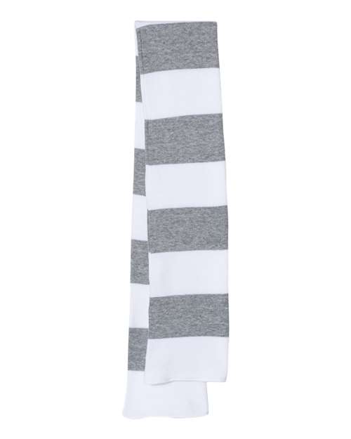 Rugby-Striped Knit Scarf | USA Decoration