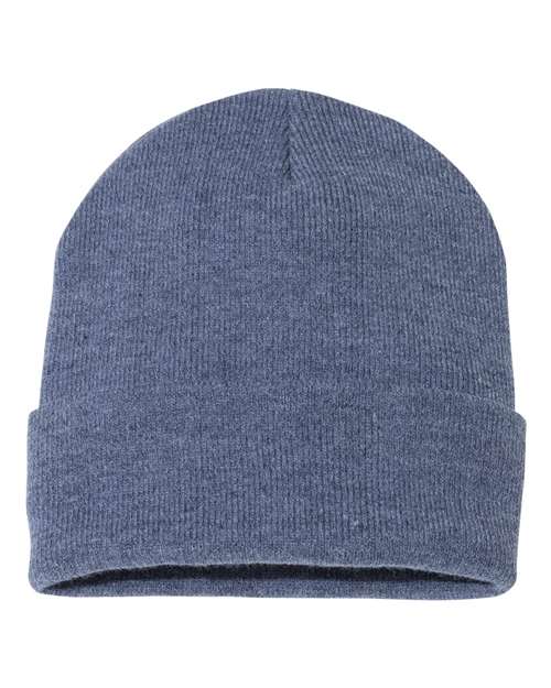 12" Solid Cuffed Beanie | USA Decoration