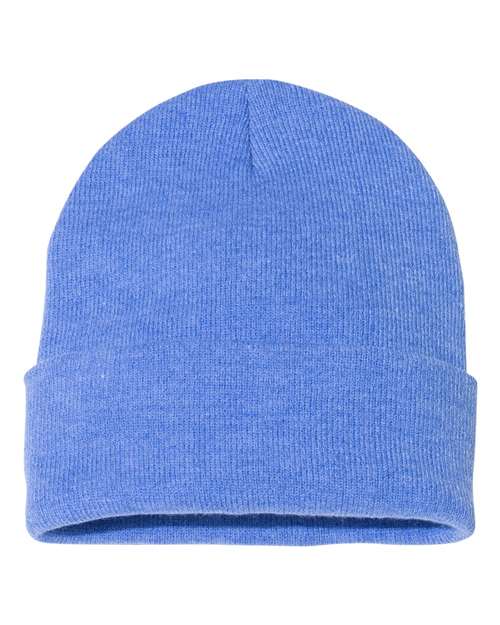 12" Solid Cuffed Beanie | USA Decoration