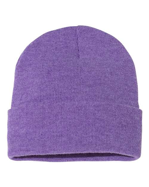 12" Solid Cuffed Beanie | USA Decoration
