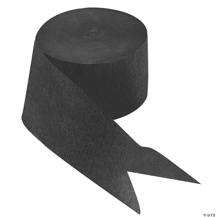 Black Paper Streamer | USA Decoration®