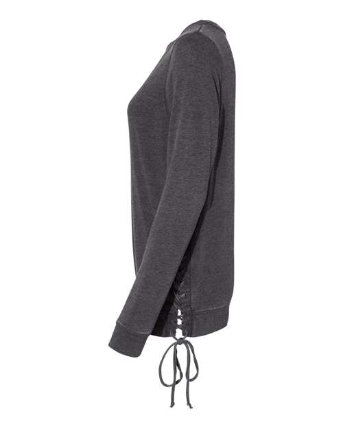Women’s Enzyme-Washed Rally Lace-Up Sweatshirt | USA Decoration