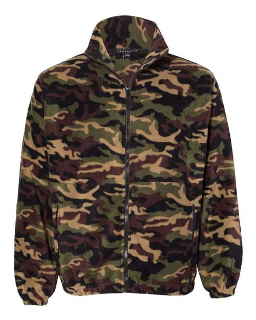 Fleece Full-Zip Jacket | USA Decoration