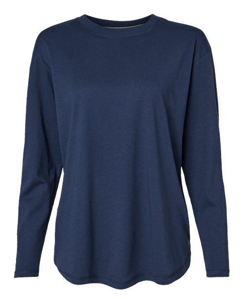 Women's Fine Jersey Long Sleeve Tee | USA Decoration