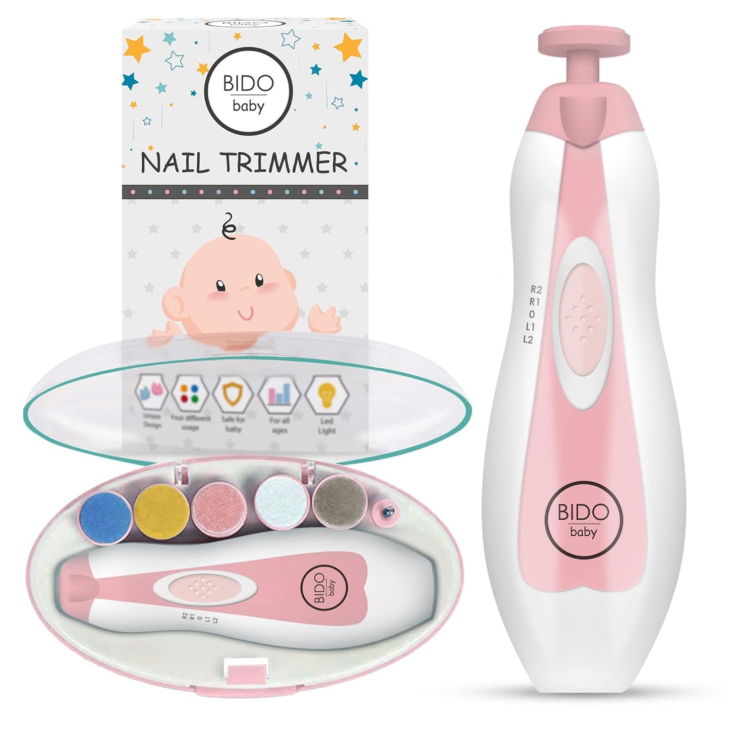 10-Piece Baby Essentials Kit with Wellness, Grooming & Teething Tools Newborn Gift Set