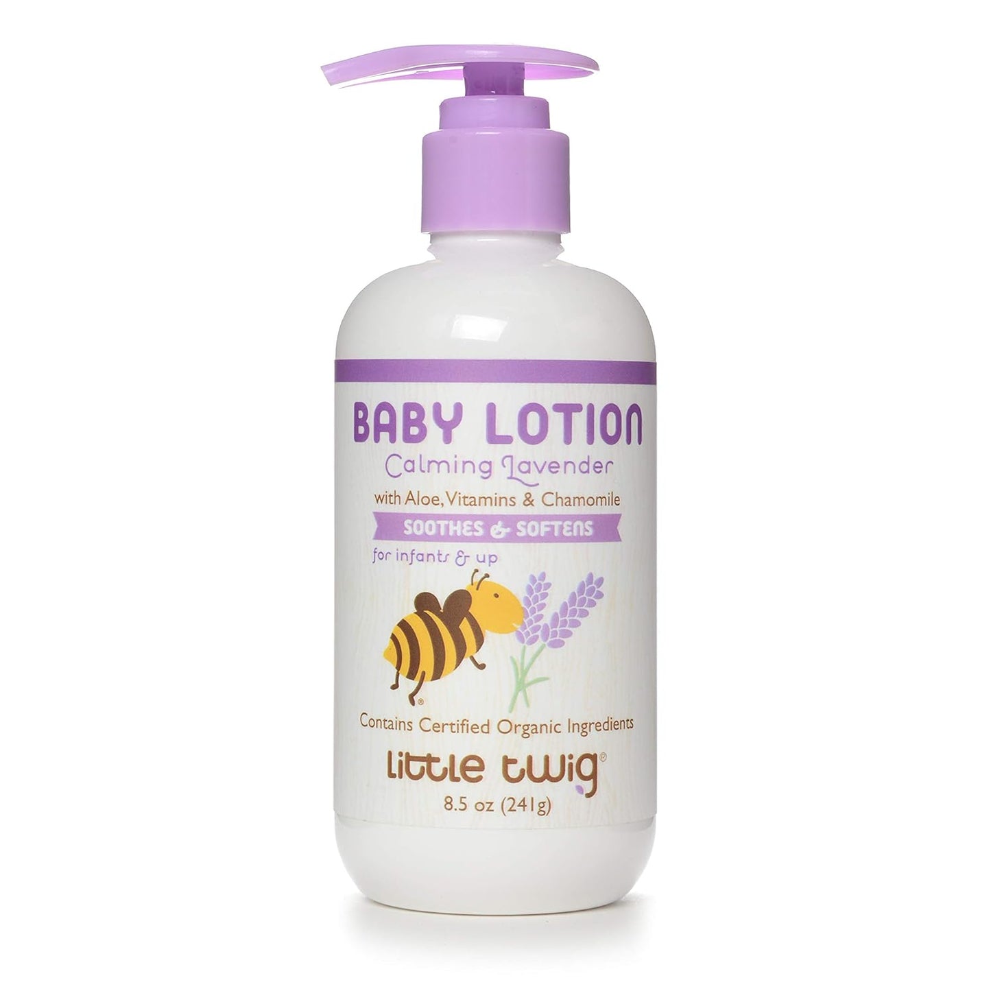 Natural Baby Lotion with Lavender, Plant-Derived Formula Gentle Moisturizer for Sensitive Baby Skin, 8.5 fl oz