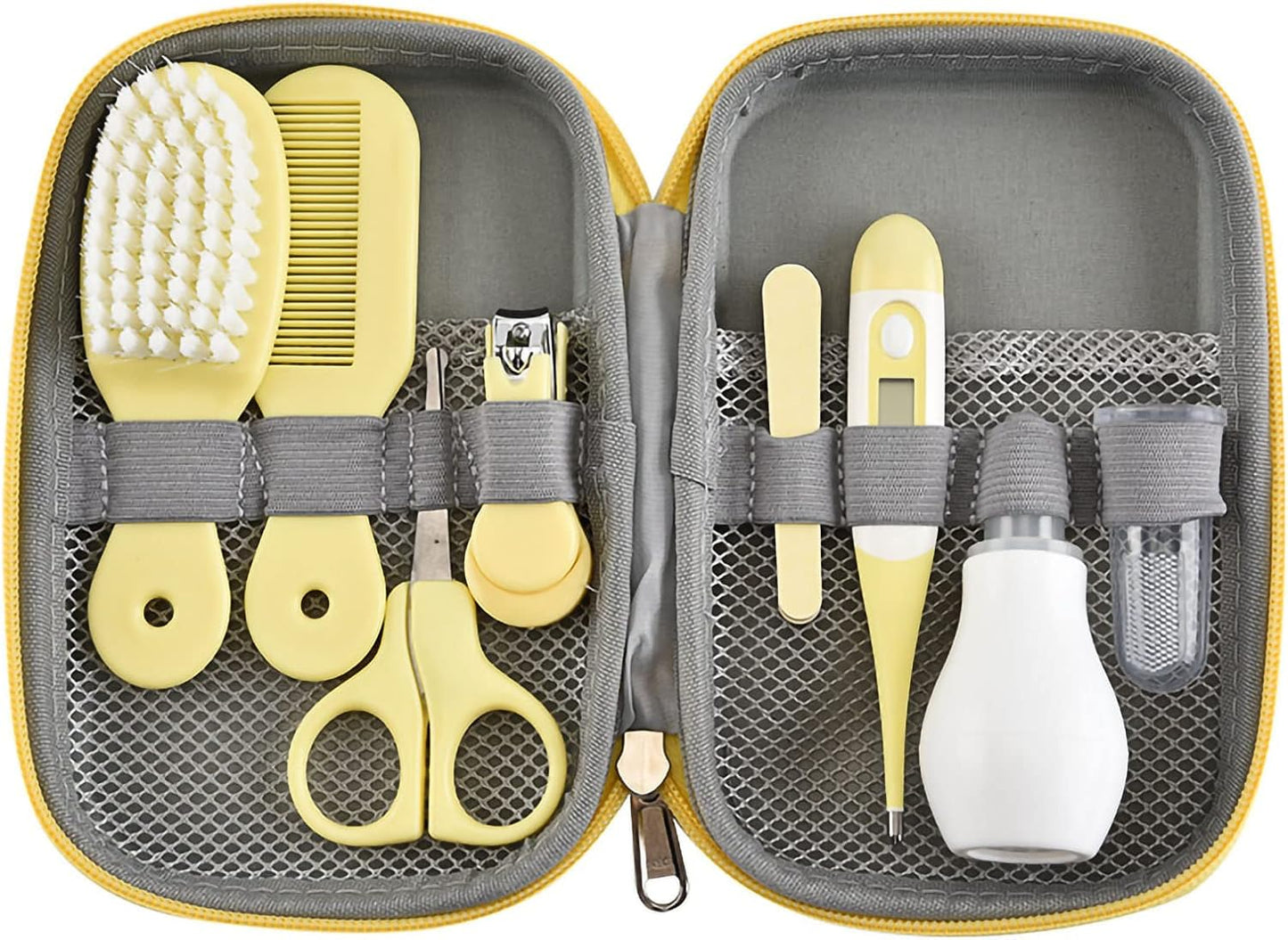 Pilipane 8-in-1 Baby Grooming Kit (Yellow) Infant Healthcare & Safety Essentials Set