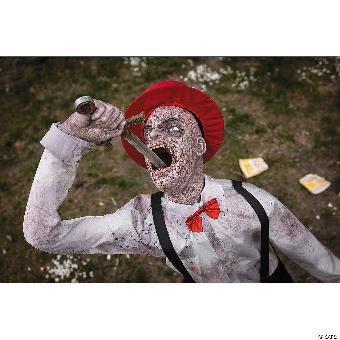 72" Sword Swallower Animated Halloween Prop | USA Decoration®