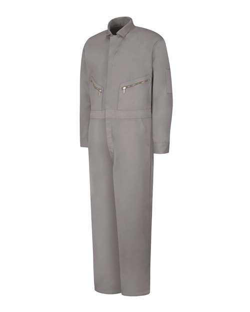 Zip-Front Cotton Coverall - Tall Sizes | USA Decoration