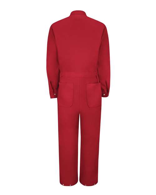 Zip-Front Cotton Coverall - Tall Sizes | USA Decoration