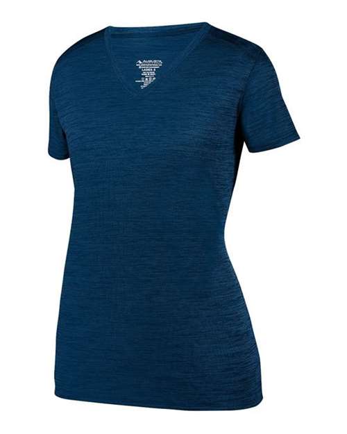 Women's Shadow Tonal Heather Training V-Neck T-Shirt | USA Decoration