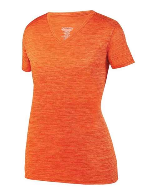 Women's Shadow Tonal Heather Training V-Neck T-Shirt | USA Decoration