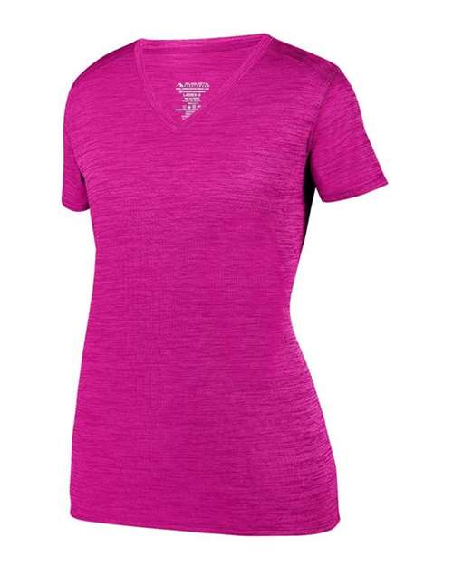 Women's Shadow Tonal Heather Training V-Neck T-Shirt | USA Decoration