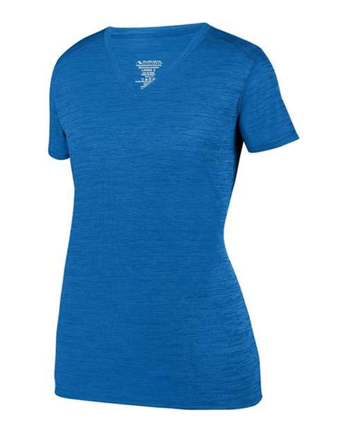 Women's Shadow Tonal Heather Training V-Neck T-Shirt | USA Decoration