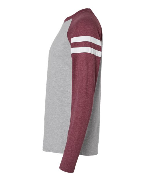 Fine Jersey Mash Up Long Sleeve Tee | USA Decoration