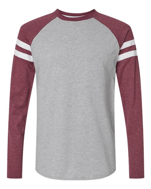 Fine Jersey Mash Up Long Sleeve Tee | USA Decoration