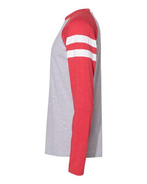 Fine Jersey Mash Up Long Sleeve Tee | USA Decoration