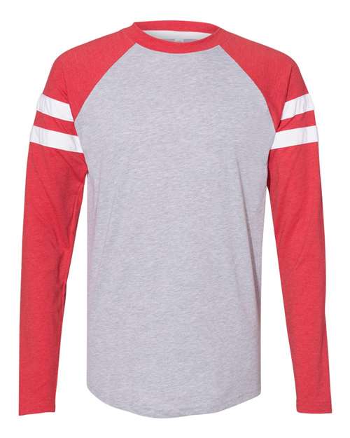 Fine Jersey Mash Up Long Sleeve Tee | USA Decoration