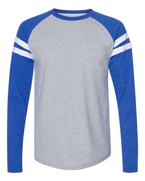 Fine Jersey Mash Up Long Sleeve Tee | USA Decoration
