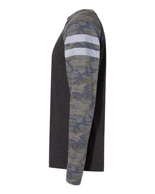 Fine Jersey Mash Up Long Sleeve Tee | USA Decoration