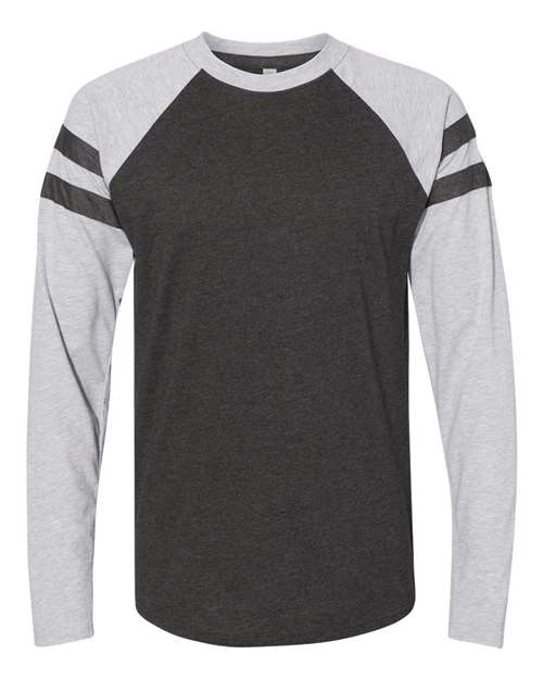 Fine Jersey Mash Up Long Sleeve Tee | USA Decoration