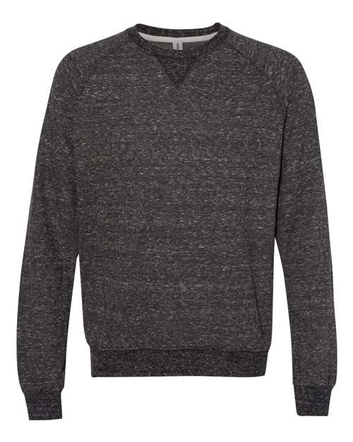 Snow Heather French Terry Crewneck Sweatshirt | USA Decoration