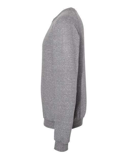 Snow Heather French Terry Crewneck Sweatshirt | USA Decoration
